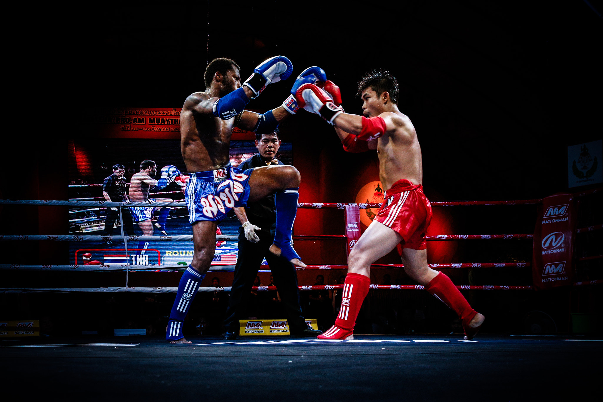 Muay Thai Fight: US vs. Burma